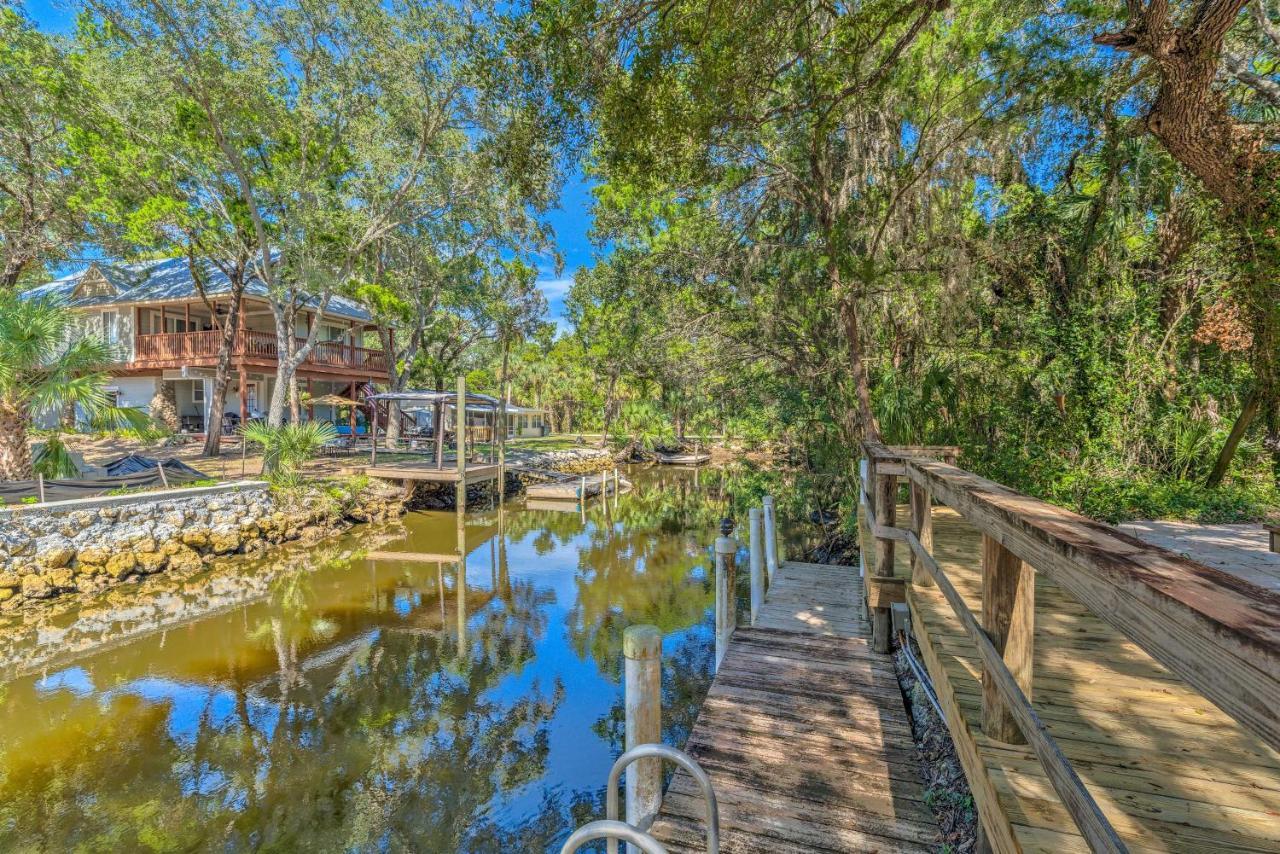 Canalfront Homosassa Escape With Private Dock! ภายนอก รูปภาพ